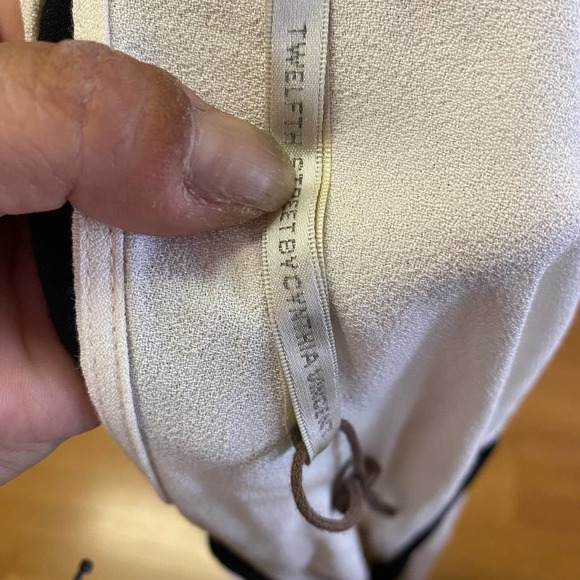 Cynthia Vincent Twelfth Street Minimalist Preppy Career Modest Jumpsuit S - Picture 8 of 8